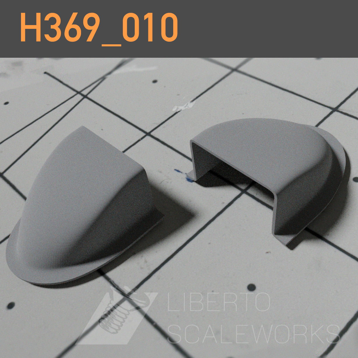 Starboard Clam Door Intake Scoop- set of 2
