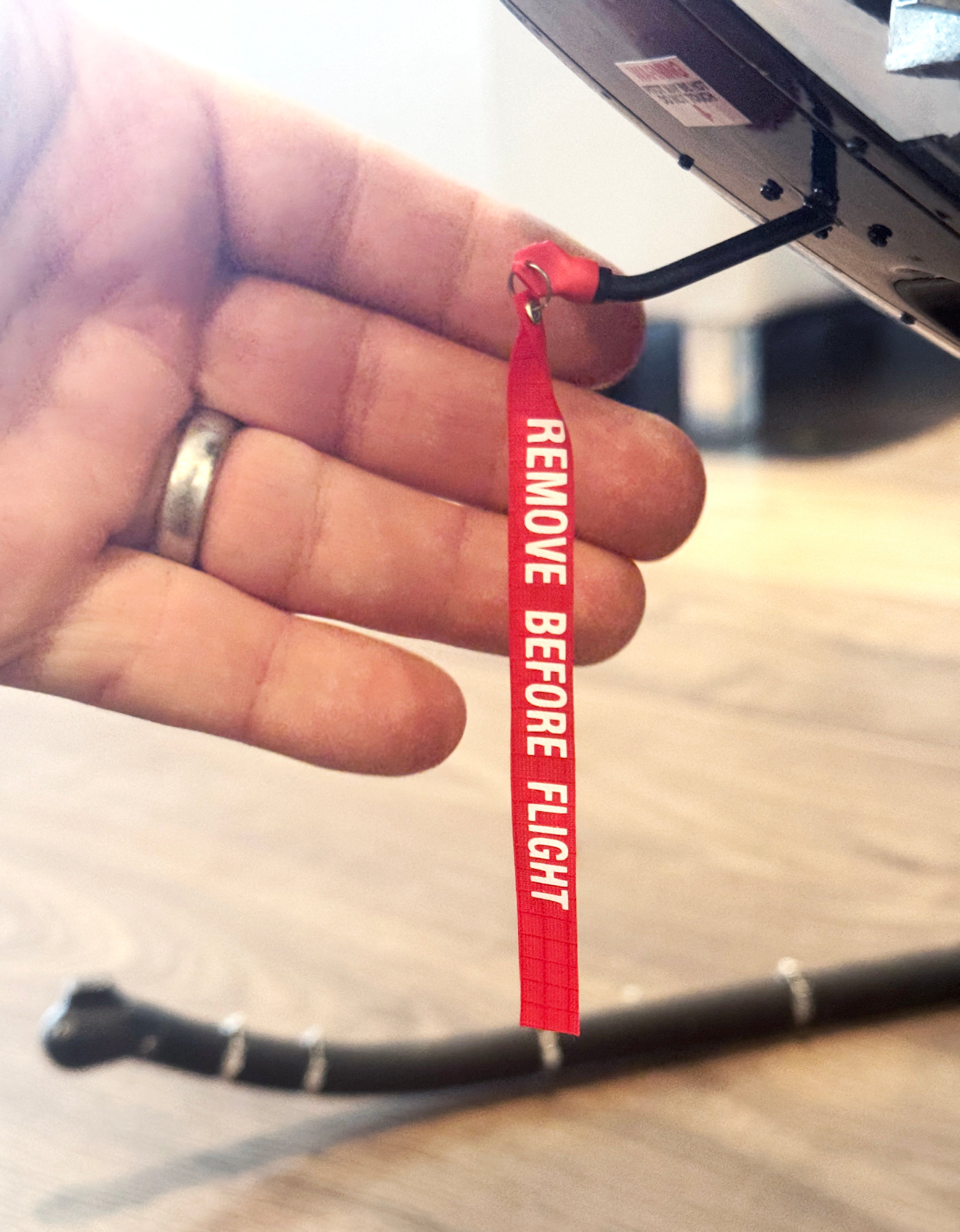 Remove Before Flight Streamers